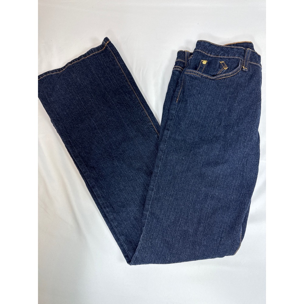 Phat Fashions Silver Label Womens Bootcut Jeans Dark Wash Size 9 Blue Denim